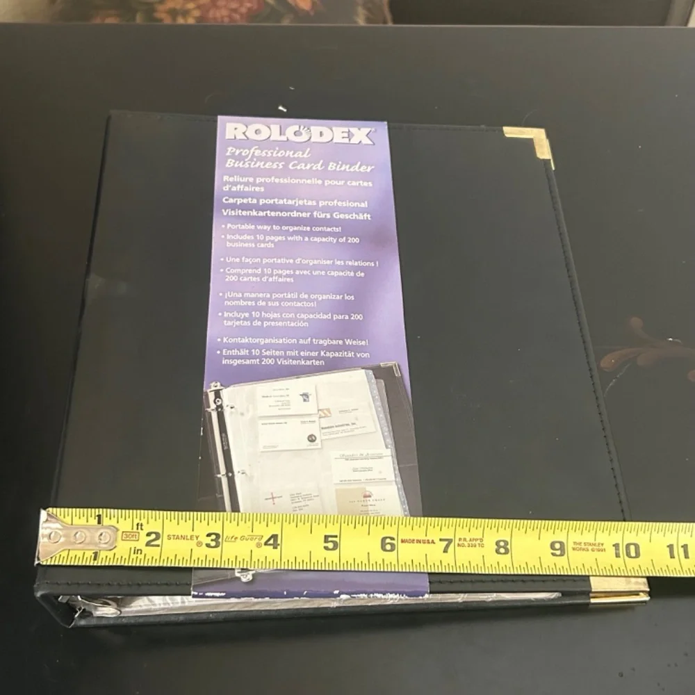 Rolodex Professional Business Card Binder. NWT